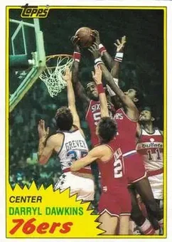 1981-82 Topps #29 - Darryl Dawkins - Philadelphia 76ers