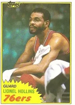 1981-82 Topps #31 - Lionel Hollins - Philadelphia 76ers