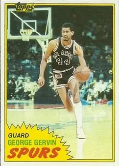 1981-82 Topps #37 - George Gervin - San Antonio Spurs