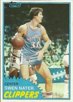 1981-82 Topps #38 - Swen Nater - San Diego Clippers