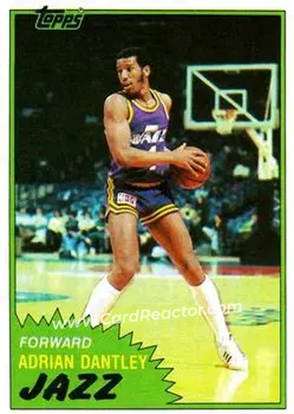 1981-82 Topps #40 - Adrian Dantley - Utah Jazz - Front