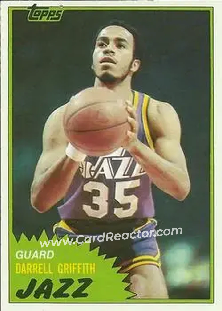 1981-82 Topps #41 - Darrell Griffith - Utah Jazz - Front