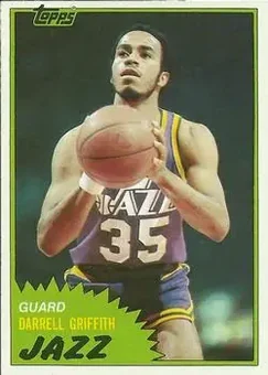1981-82 Topps #41 - Darrell Griffith - Utah Jazz