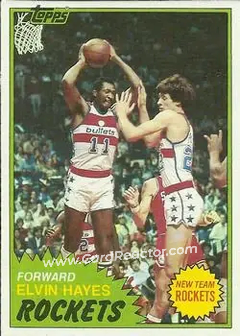 1981-82 Topps #42 - Elvin Hayes - Houston Rockets - Front