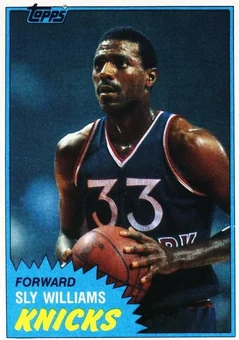1981-82 Topps #E88 - Sly Williams - New York Knicks