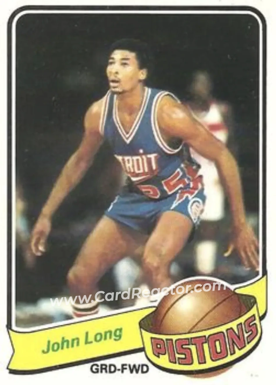 1979-80 Topps #38 - John Long - Detroit Pistons - Front