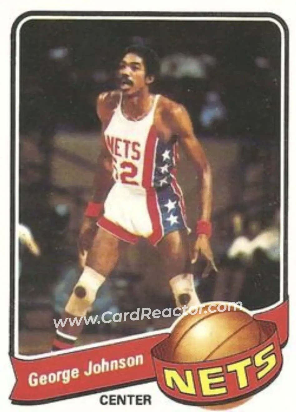 1979-80 Topps #39 - George T. Johnson - New Jersey Nets - Front
