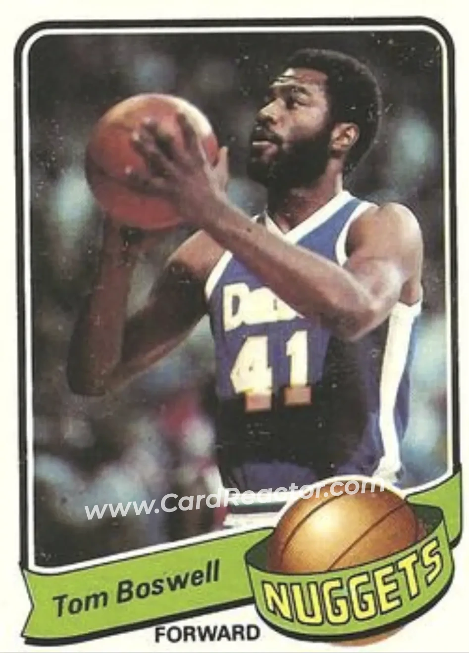1979-80 Topps #82 - Tom Boswell - Denver Nuggets - Front