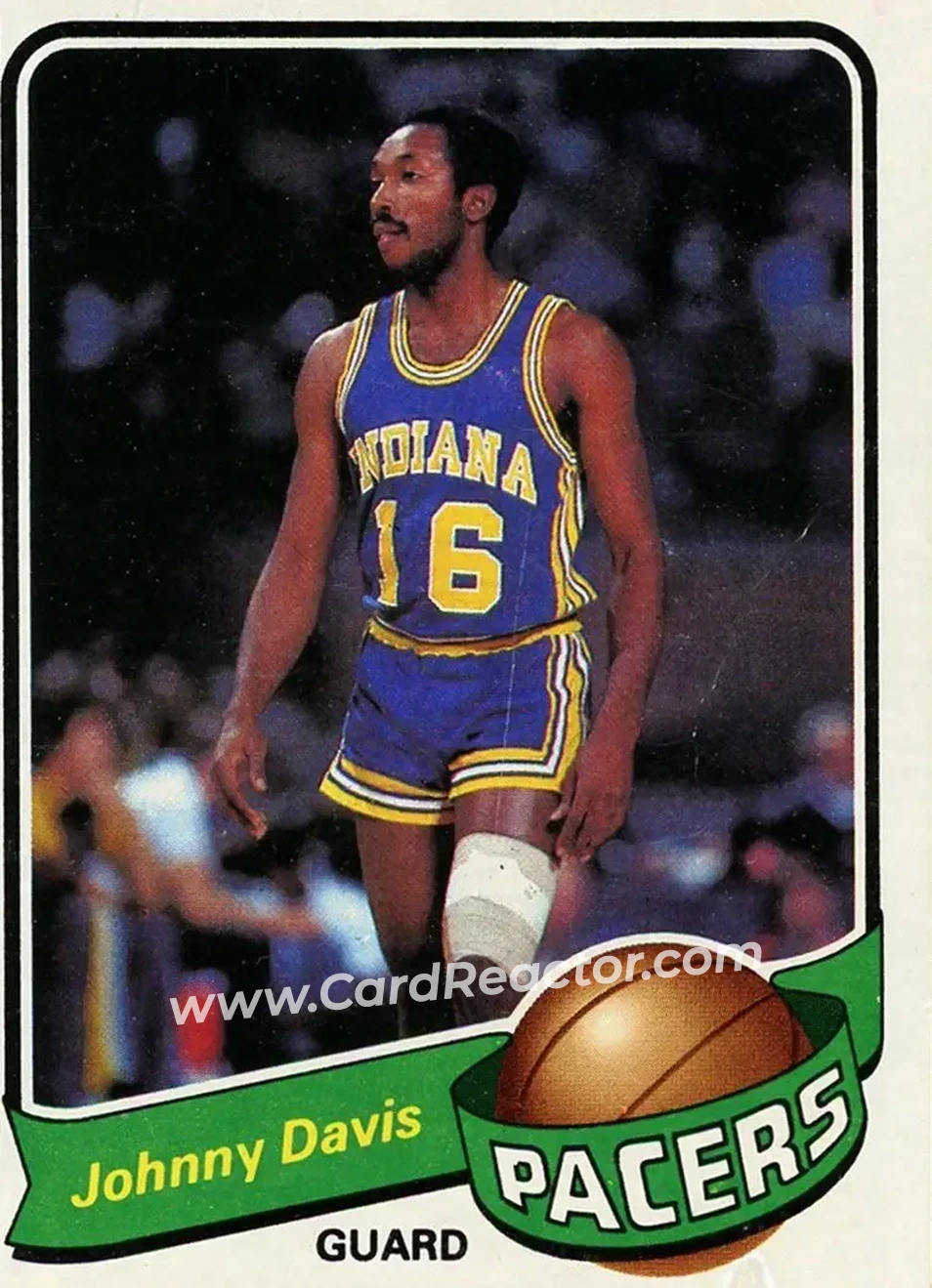 1979-80 Topps #92 - Johnny Davis - Indiana Pacers - Front