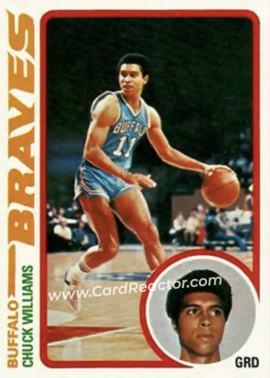 1978-79 Topps #89 - Chuck Williams - Buffalo Braves - Front