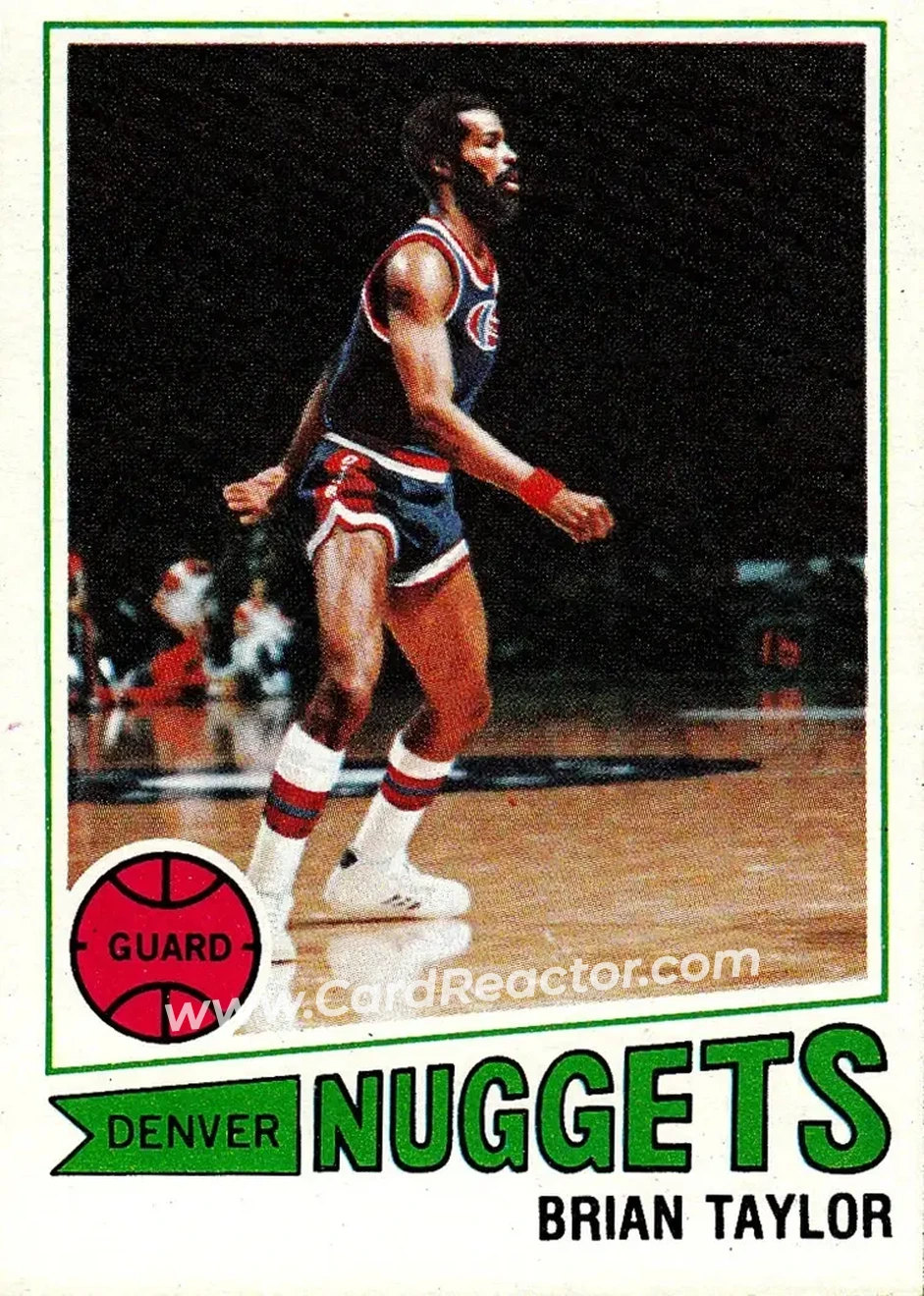1977-78 Topps #14 - Brian Taylor - Denver Nuggets - Front
