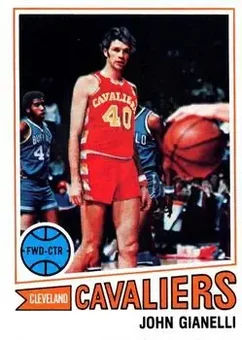 1977-78 Topps #31 - John Gianelli - Cleveland Cavaliers