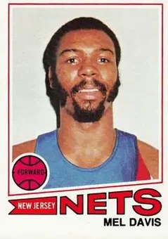 1977-78 Topps #38 - Mel Davis - New Jersey Nets