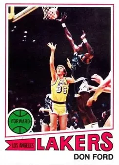 1977-78 Topps #43 - Don Ford - Los Angeles Lakers