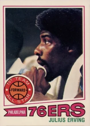 1977-78 Topps #100 - Julius Erving - Philadelphia 76ers