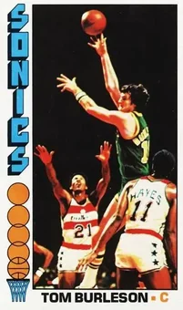1976-77 Topps #41 - Tom Burleson - Seattle SuperSonics