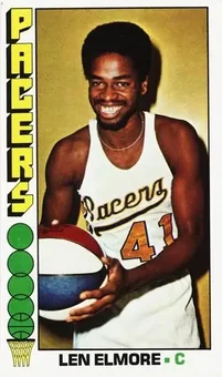 1976-77 Topps #71 - Len Elmore - Indiana Pacers