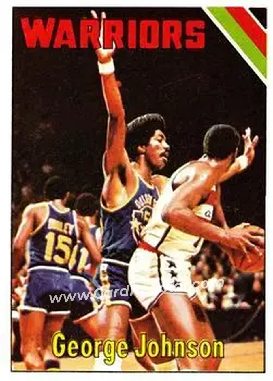 1975-76 Topps #13 - George T. Johnson - Golden State Warriors - Front