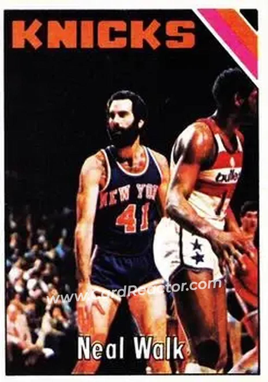 1975-76 Topps #19 - Neal Walk - New York Knicks - Front