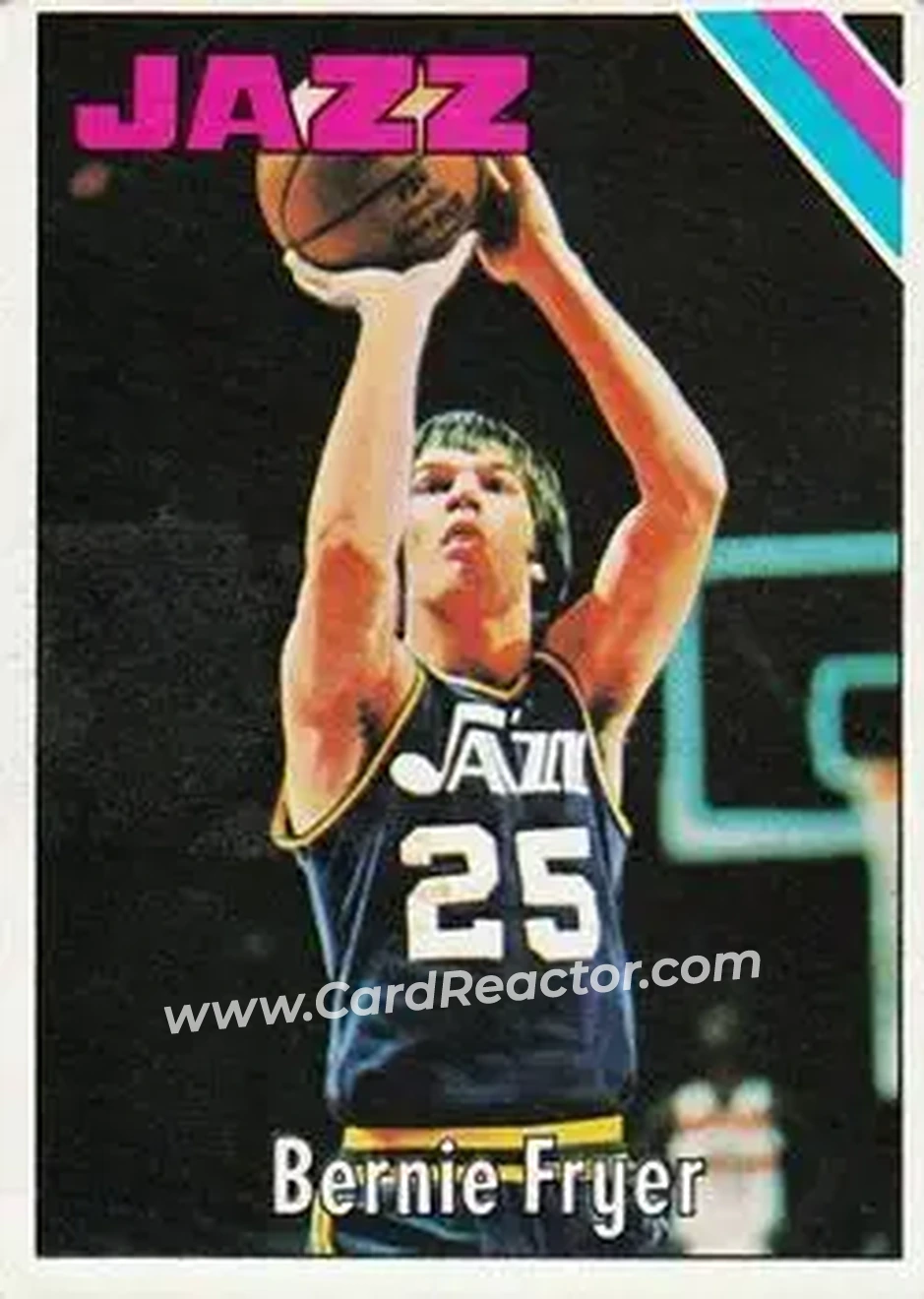 1975-76 Topps #36 - Bernie Fryer - New Orleans Jazz - Front