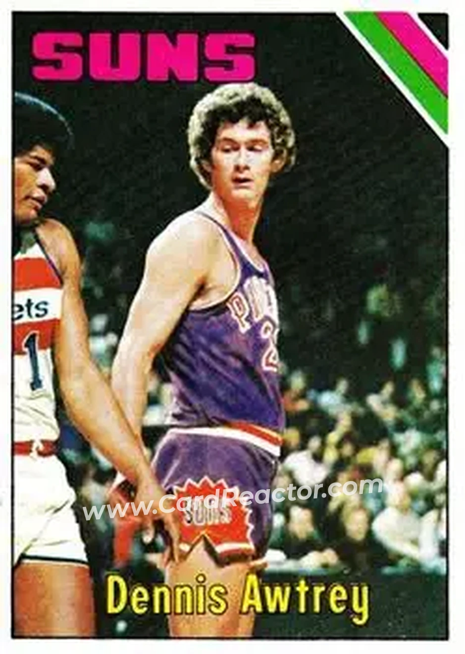 1975-76 Topps #39 - Dennis Awtrey - Phoenix Suns - Front