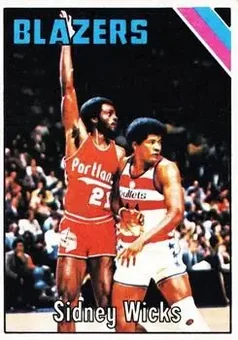 1975-76 Topps #40 - Sidney Wicks - Portland Trail Blazers
