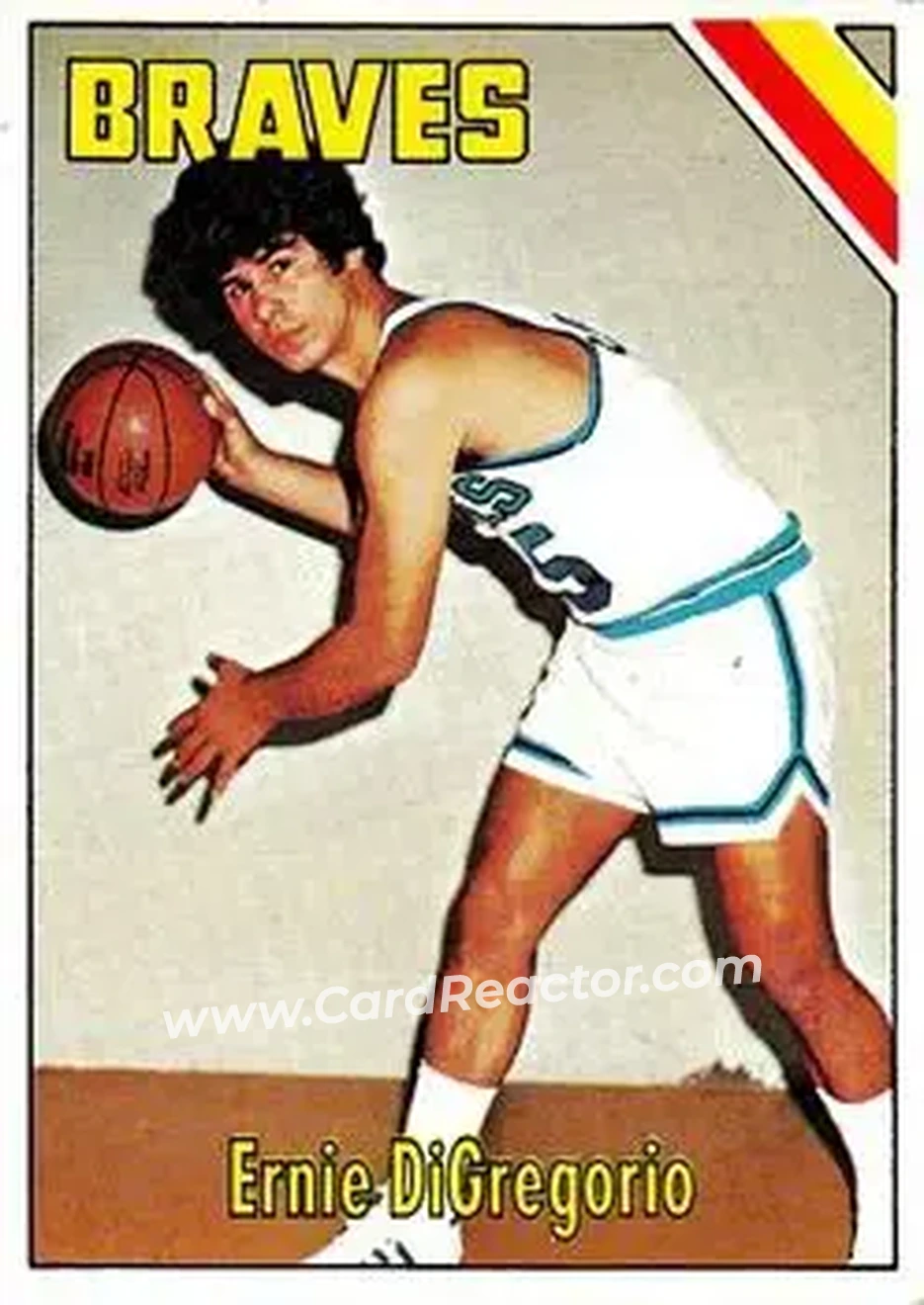 1975-76 Topps #45 - Ernie DiGregorio - Buffalo Braves - Front