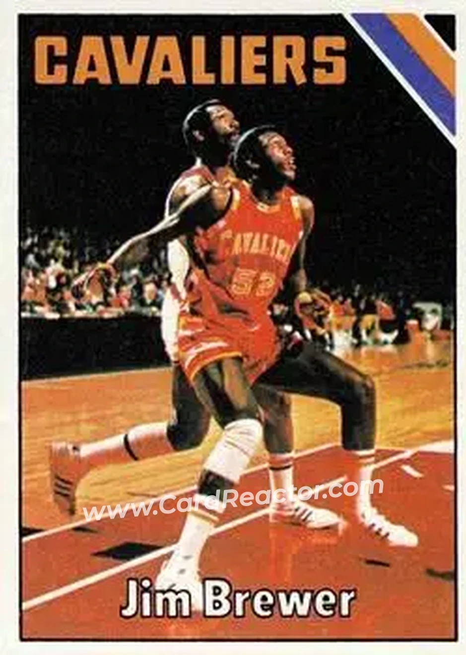 1975-76 Topps #46 - Jim Brewer - Cleveland Cavaliers - Front