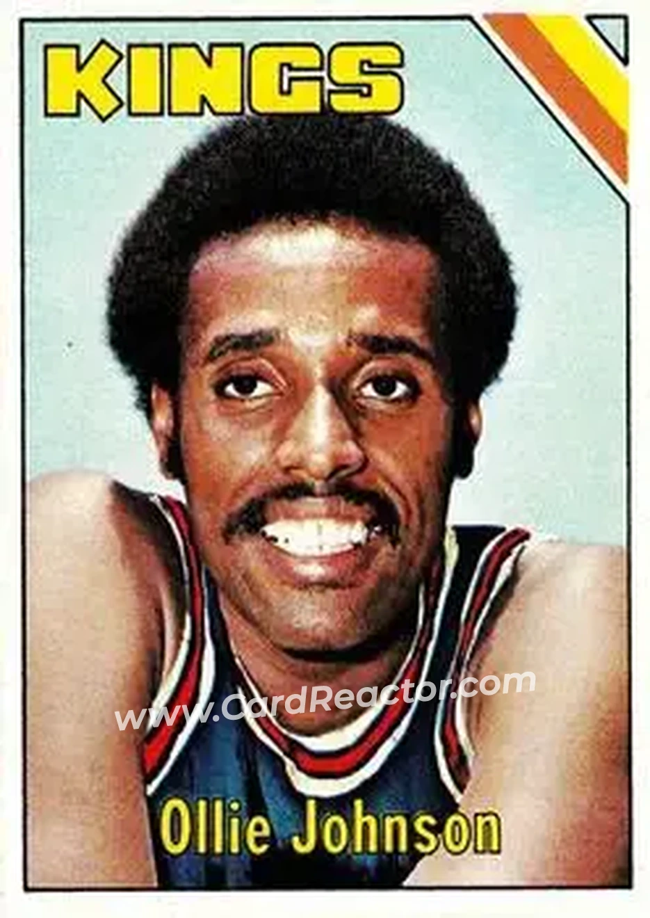 1975-76 Topps #51 - Ollie Johnson - Kansas City Kings - Front