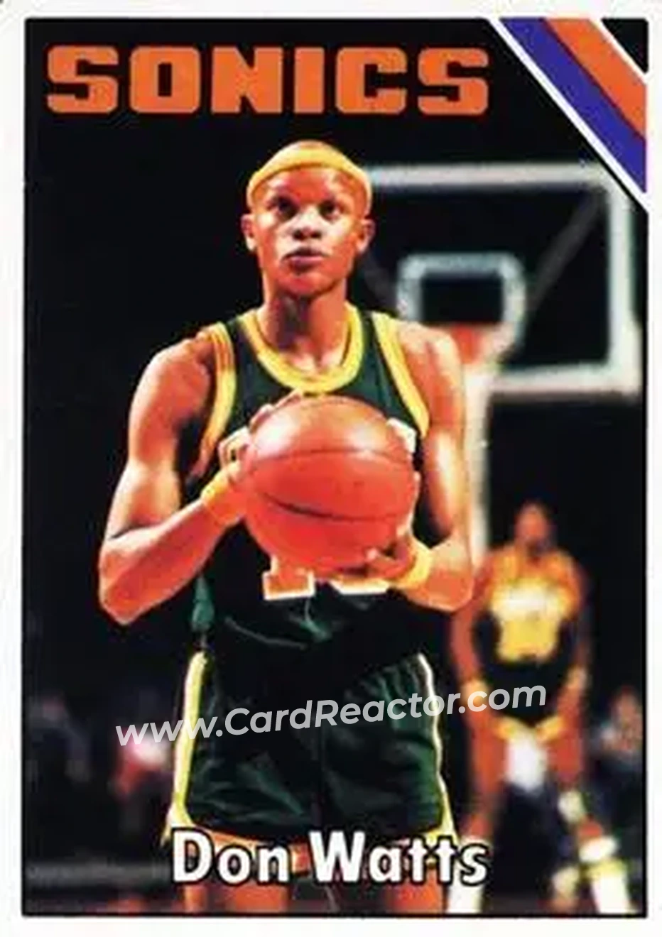 1975-76 Topps #59 - Slick Watts - Seattle SuperSonics - Front 1975-76 Topps #59 - Slick Watts - Seattle SuperSonics - Front