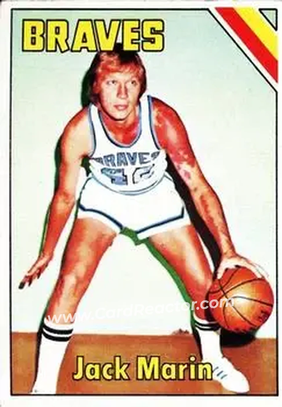 1975-76 Topps #82 - Jack Marin - Buffalo Braves - Front 1975-76 Topps #82 - Jack Marin - Buffalo Braves - Front