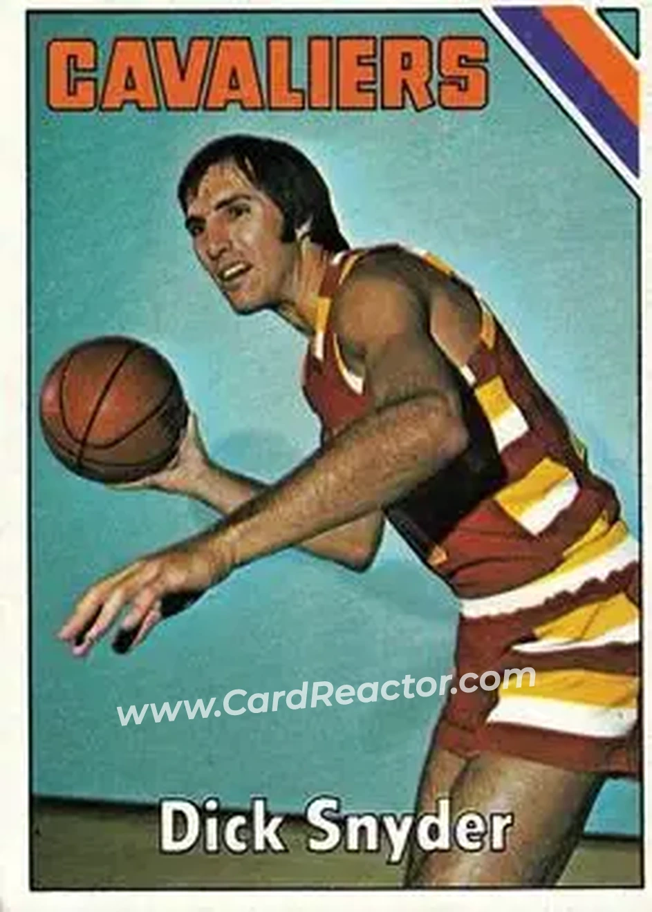1975-76 Topps #83 - Dick Snyder - Cleveland Cavaliers - Front
