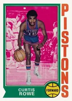 1974-75 Topps #22 - Curtis Rowe - Detroit Pistons