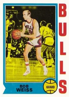 1974-75 Topps #33 - Bob Weiss - Chicago Bulls