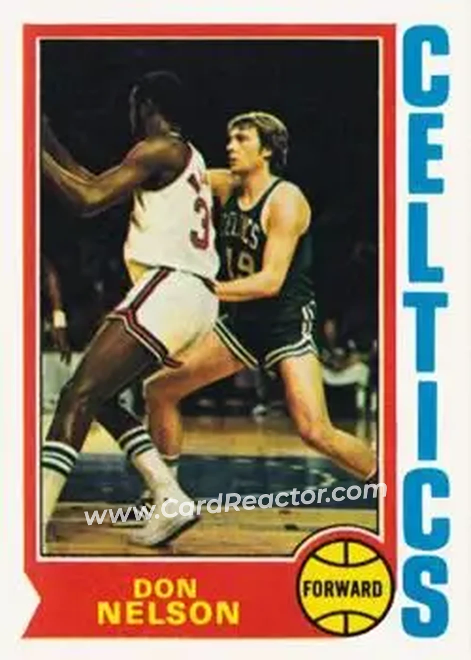 1974-75 Topps #46 - Don Nelson - Boston Celtics - Front