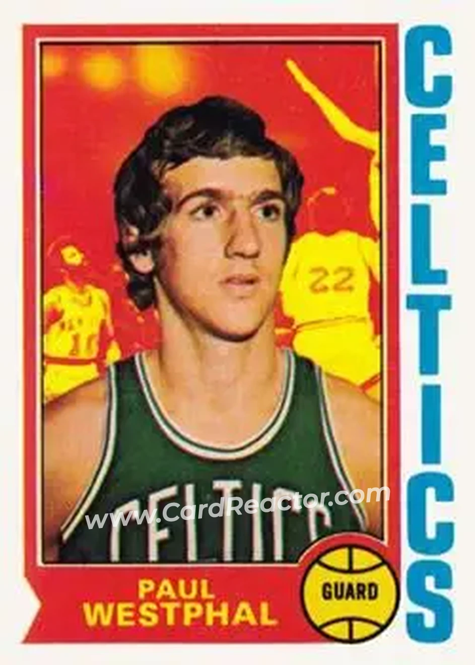 1974-75 Topps #64 - Paul Westphal - Boston Celtics - Front