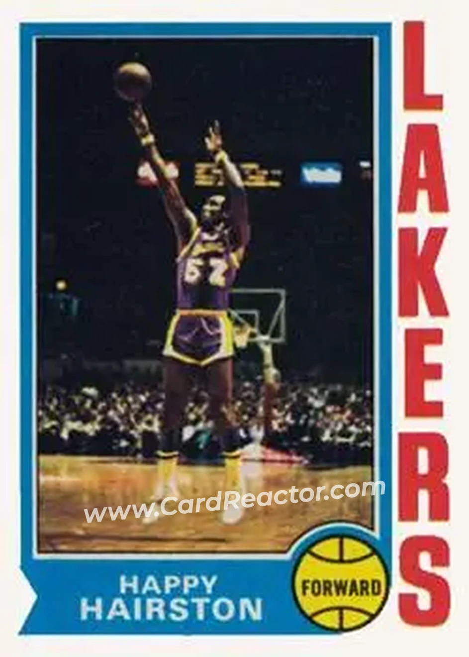 1974-75 Topps #68 - Happy Hairston - Los Angeles Lakers - Front