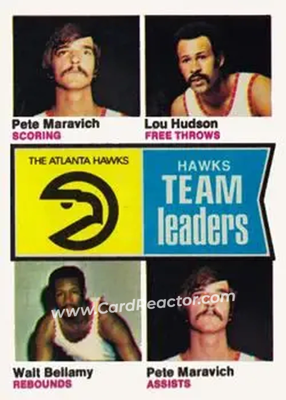 1974-75 Topps #81 - Card #81 - Atlanta Hawks - Front