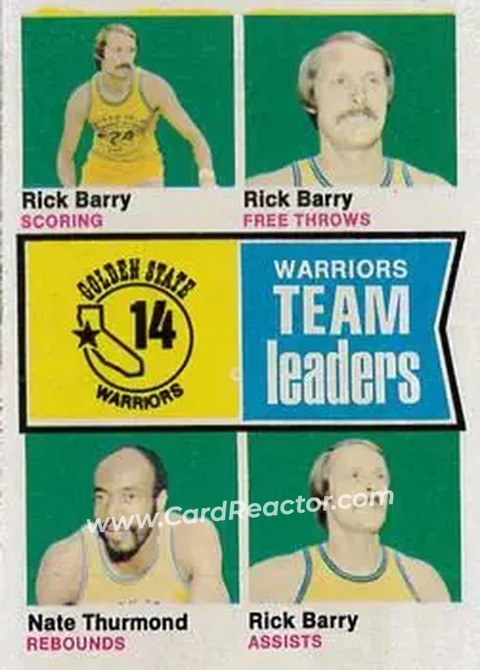 1974-75 Topps #87 - Card #87 - Golden State Warriors - Front