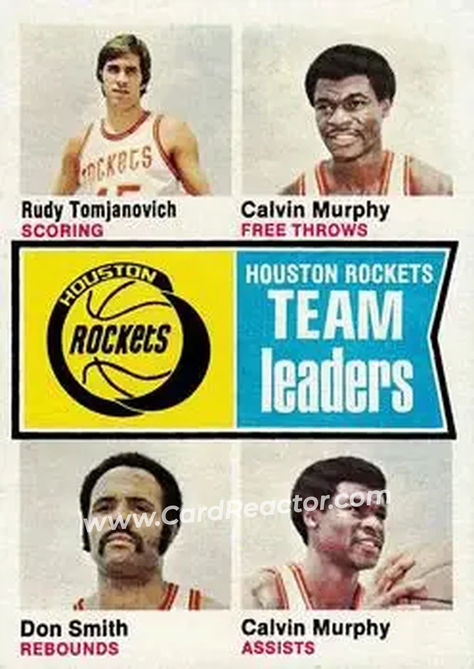 1974-75 Topps #88 - Card #88 - Houston Rockets - Front