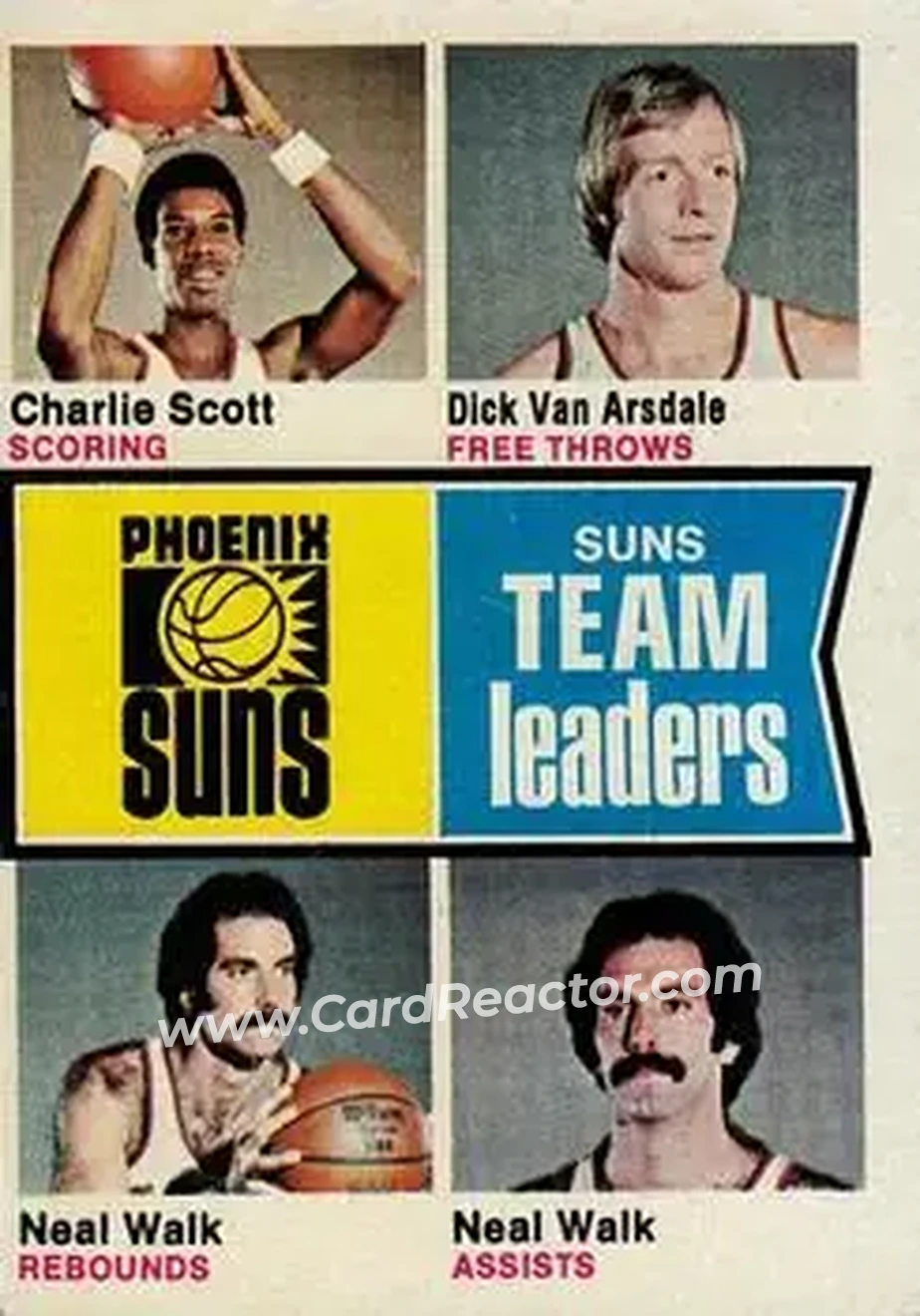 1974-75 Topps #95 - Card #95 - Phoenix Suns - Front