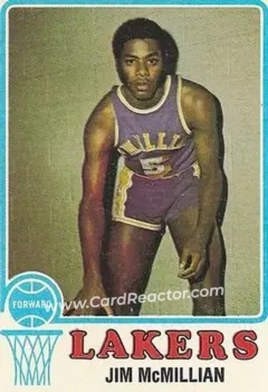 1973-74 Topps #4 - Jim McMillian - Los Angeles Lakers - Front