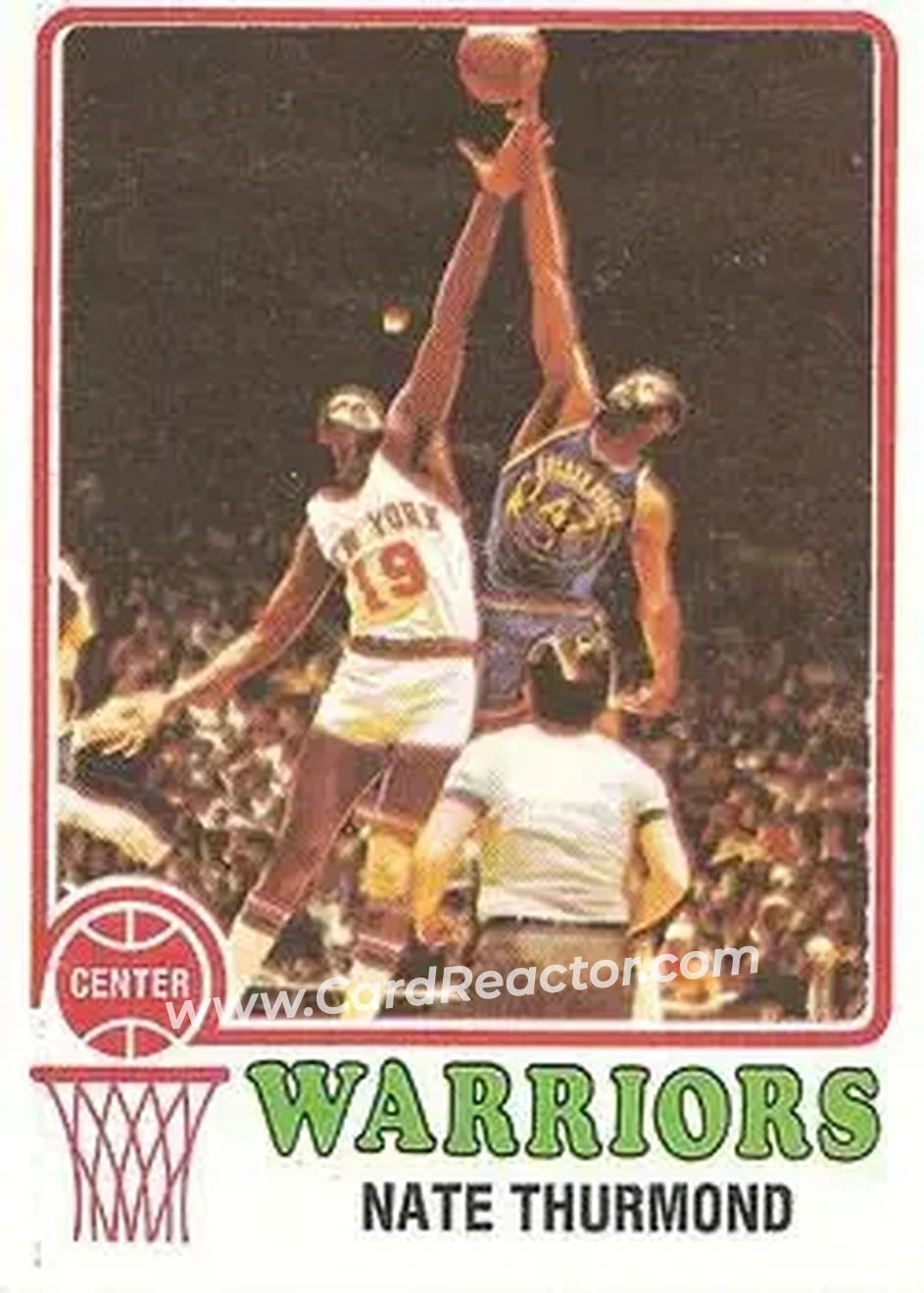 1973-74 Topps #5 - Nate Thurmond - Golden State Warriors - Front