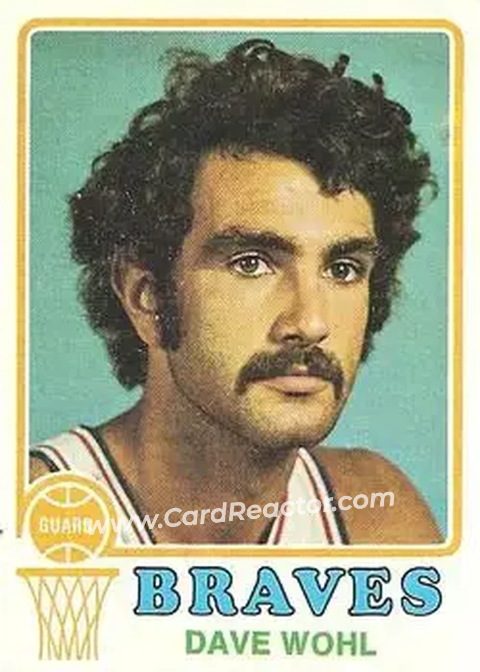 1973-74 Topps #6 - Dave Wohl - Buffalo Braves - Front