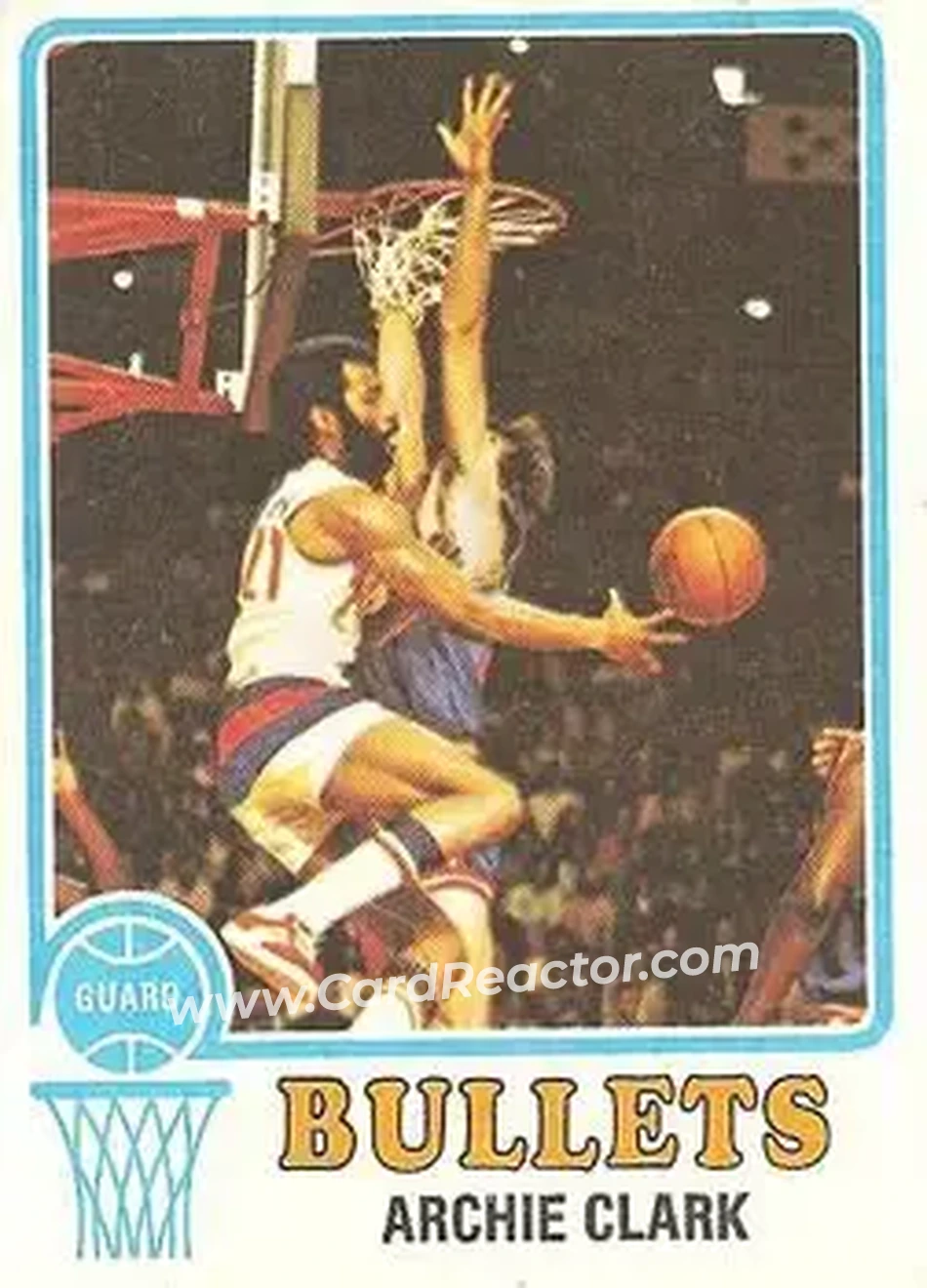 1973-74 Topps #15 - Archie Clark - Capital Bullets - Front