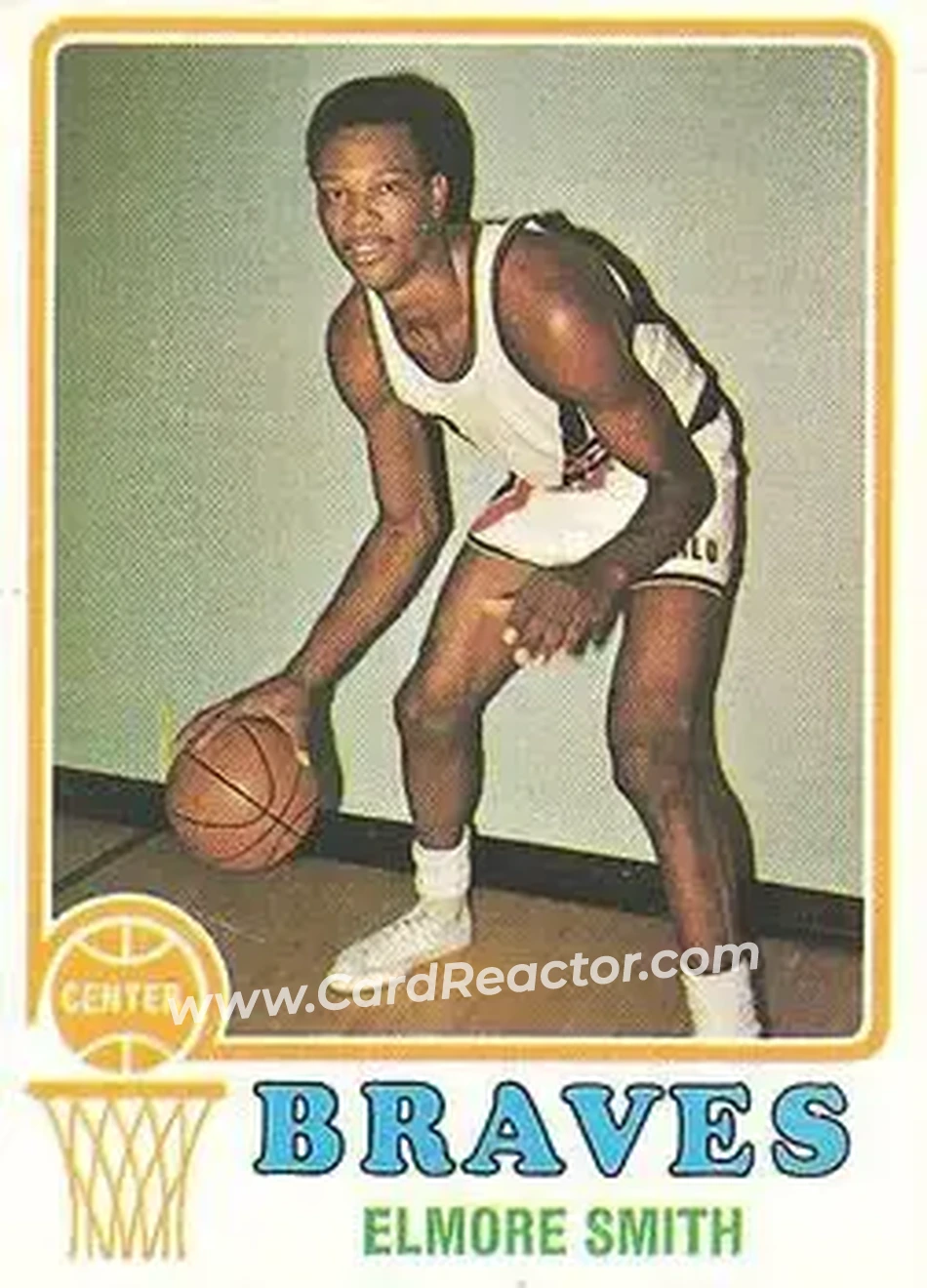 1973-74 Topps #19 - Elmore Smith - Buffalo Braves - Front