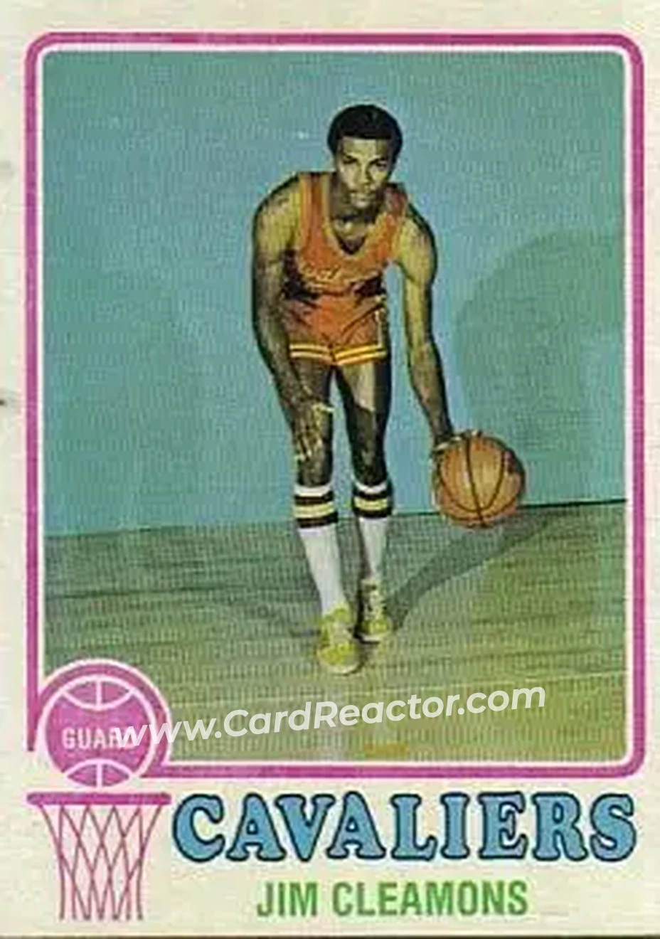 1973-74 Topps #29 - Jim Cleamons - Cleveland Cavaliers - Front
