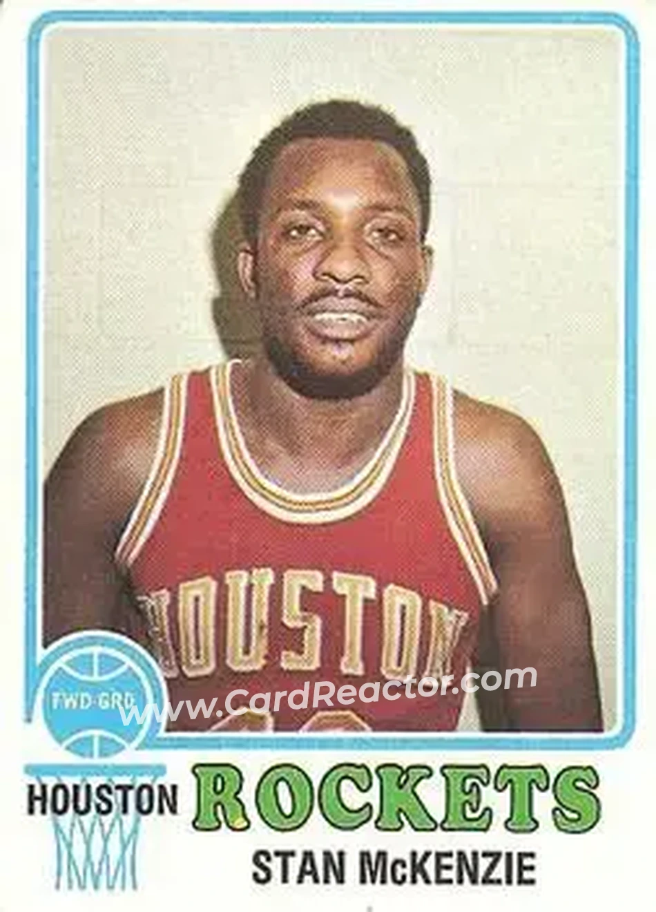 1973-74 Topps #32 - Stan McKenzie - Houston Rockets - Front