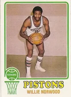 1973-74 Topps #39 - Willie Norwood - Detroit Pistons