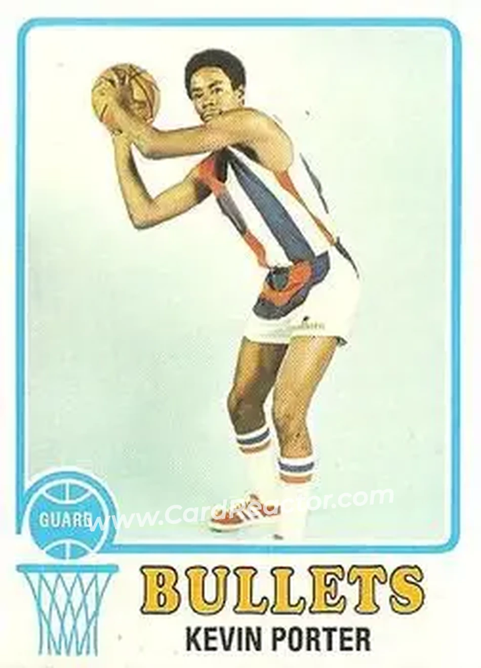 1973-74 Topps #53 - Kevin Porter - Capital Bullets - Front